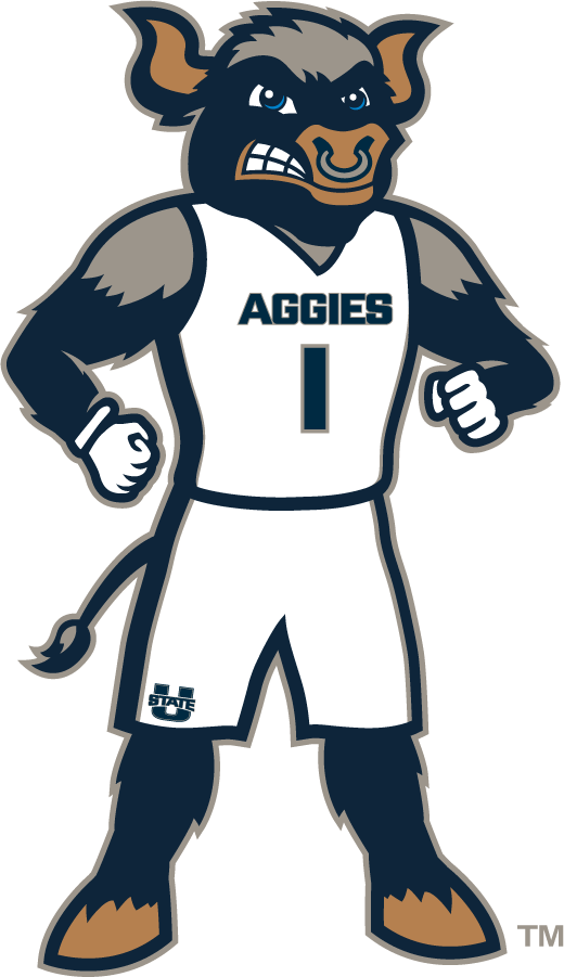 Utah State Aggies 2018-2019 Mascot Logo v2 t shirts iron on transfers